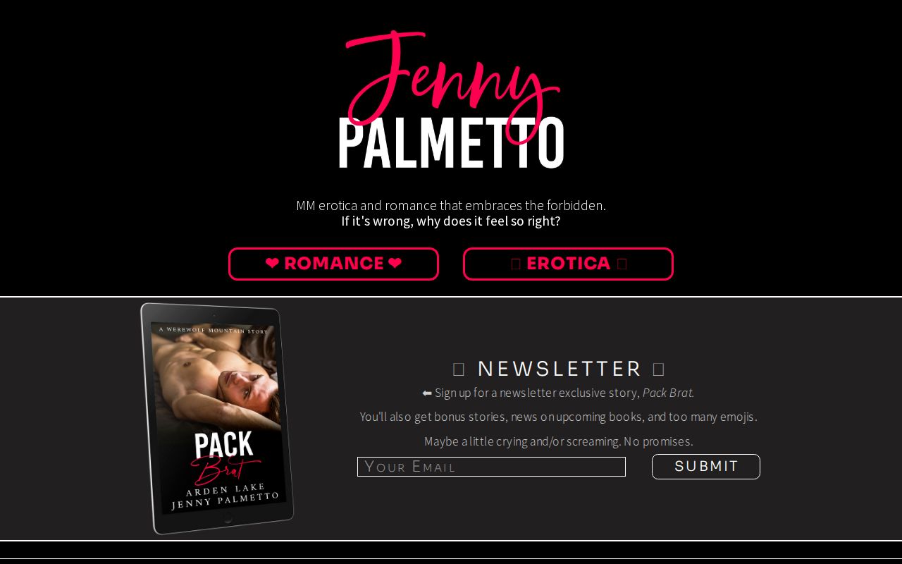 Jenny Palmetto: MM Erotica and Romance